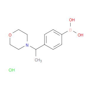 (4-(1-MORPHOLINOETHYL)PHENYL)BORONIC ACID HYDROCHLORIDE