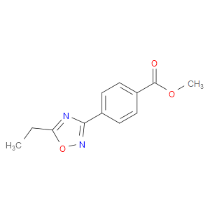 METHYL 4-(5-ETHYL-1,2,4-OXADIAZOL-3-YL)BENZOATE - Click Image to Close