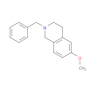 2-BENZYL-6-METHOXY-1,2,3,4-TETRAHYDROISOQUINOLINE - Click Image to Close
