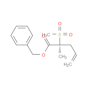(S)-BENZYL 2-METHYL-2-(METHYLSULFONYL)PENT-4-ENOATE - Click Image to Close