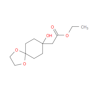 ETHYL 2-(8-HYDROXY-1,4-DIOXASPIRO[4.5]DECAN-8-YL)ACETATE