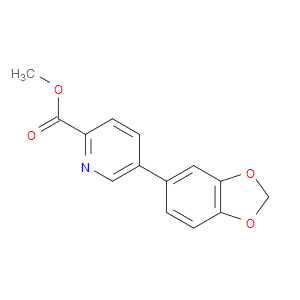 METHYL 5-(BENZO[D][1,3]DIOXOL-5-YL)PICOLINATE - Click Image to Close