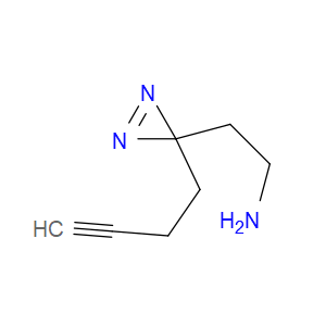 2-(3-(BUT-3-YN-1-YL)-3H-DIAZIRIN-3-YL)ETHAN-1-AMINE - Click Image to Close