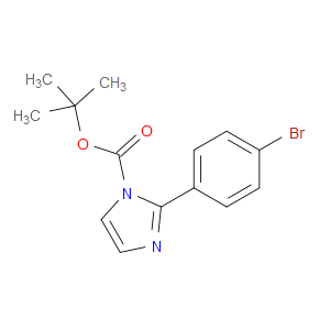 TERT-BUTYL 2-(4-BROMOPHENYL)-1H-IMIDAZOLE-1-CARBOXYLATE