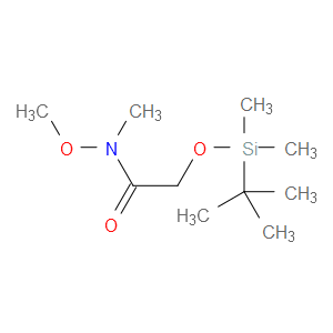 2-(TERT-BUTYLDIMETHYLSILYLOXY)-N-METHOXY-N-METHYLACETAMIDE