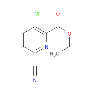 ETHYL 3-CHLORO-6-CYANOPICOLINATE