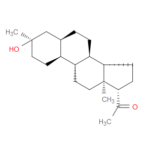 1-((3R,5R,8R,9R,10S,13S,14S,17S)-3-HYDROXY-3,13-DIMETHYLHEXADECAHYDRO-1H-CYCLOPENTA[A]PHENANTHREN-17-YL)ETHANONE - Click Image to Close