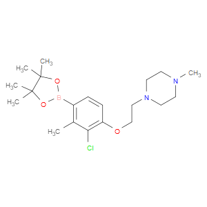 1-(2-(2-CHLORO-3-METHYL-4-(4,4,5,5-TETRAMETHYL-1,3,2-DIOXABOROLAN-2-YL)PHENOXY)ETHYL)-4-METHYLPIPERAZINE