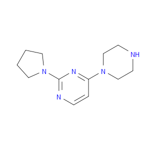 4-(PIPERAZIN-1-YL)-2-(PYRROLIDIN-1-YL)PYRIMIDINE - Click Image to Close