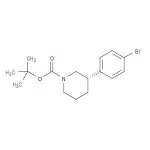 TERT-BUTYL (3S)-3-(4-BROMOPHENYL)-PIPERIDINE-1-CARBOXYLATE