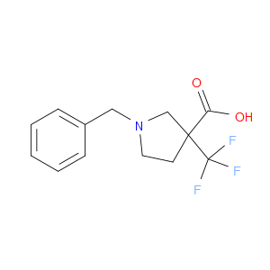 1-BENZYL-3-(TRIFLUOROMETHYL)PYRROLIDINE-3-CARBOXYLIC ACID - Click Image to Close