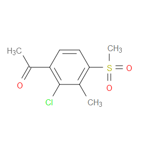 1-(2-CHLORO-4-METHANESULFONYL-3-METHYL-PHENYL)-ETHANONE - Click Image to Close