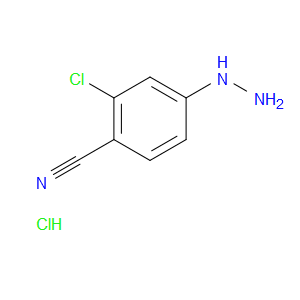 2-CHLORO-4-HYDRAZINYLBENZONITRILE HYDROCHLORIDE - Click Image to Close