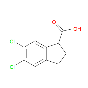5,6-DICHLORO-2,3-DIHYDRO-1H-INDENE-1-CARBOXYLIC ACID