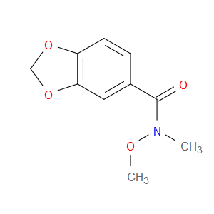 N-METHOXY-N-METHYLBENZO[D][1,3]DIOXOLE-5-CARBOXAMIDE