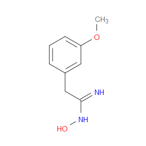 2-(3-METHOXYPHENYL)-N'-HYDROXYETHANIMIDAMIDE
