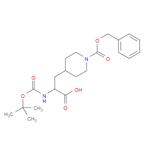 3-(1-((BENZYLOXY)CARBONYL)PIPERIDIN-4-YL)-2-((TERT-BUTOXYCARBONYL)AMINO)PROPANOIC ACID - Click Image to Close
