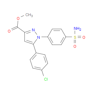 METHYL 1-[4-(AMINOSULFONYL)PHENYL]-5-(4-CHLOROPHENYL)-1H-PYRAZOLE-3-CARBOXYLATE