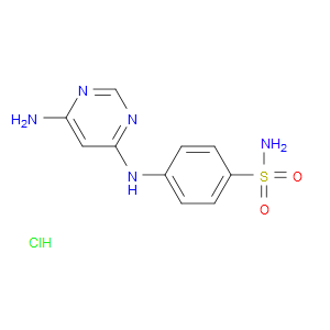 4-[(6-AMINOPYRIMIDIN-4-YL)AMINO]BENZENE-1-SULFONAMIDE HYDROCHLORIDE - Click Image to Close