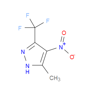 5-METHYL-4-NITRO-3-(TRIFLUOROMETHYL)-1H-PYRAZOLE