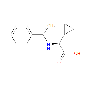 (2S,1'S)-2-CYCLOPROPYL-2-(1-PHENYLETHYLAMINO)ACETIC ACID