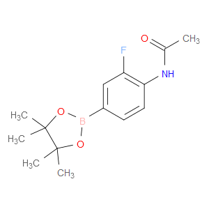 N-(2-FLUORO-4-(4,4,5,5-TETRAMETHYL-1,3,2-DIOXABOROLAN-2-YL)PHENYL)ACETAMIDE