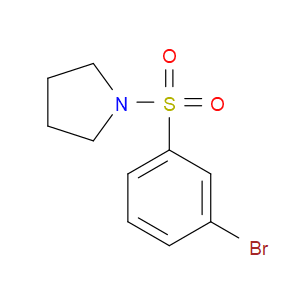 1-((3-BROMOPHENYL)SULFONYL)PYRROLIDINE