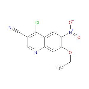 4-CHLORO-3-CYANO-7-ETHOXY-6-NITROQUINOLINE