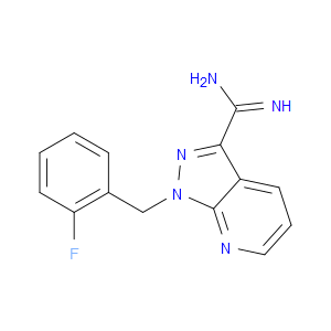 1-(2-FLUOROBENZYL)-1H-PYRAZOLO[3,4-B]PYRIDINE-3-CARBOXIMIDAMIDE