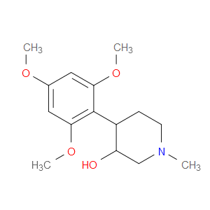 1-METHYL-4-(2,4,6-TRIMETHOXYPHENYL)PIPERIDIN-3-OL