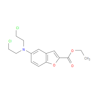 ETHYL 5-(BIS(2-CHLOROETHYL)AMINO)BENZOFURAN-2-CARBOXYLATE