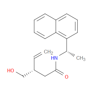(S)-3-(HYDROXYMETHYL)-N-((S)-1-(NAPHTHALEN-1-YL)ETHYL)PENT-4-ENAMIDE - Click Image to Close