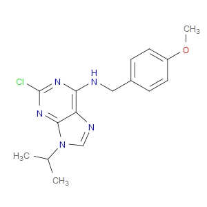 2-CHLORO-9-ISOPROPYL-N-(4-METHOXYBENZYL)-9H-PURIN-6-AMINE