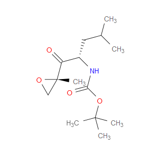 TERT-BUTYL ((S)-4-METHYL-1-((S)-2-METHYLOXIRAN-2-YL)-1-OXOPENTAN-2-YL)CARBAMATE - Click Image to Close