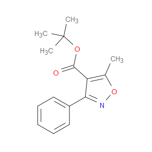 TERT-BUTYL 5-METHYL-3-PHENYLISOXAZOLE-4-CARBOXYLATE - Click Image to Close
