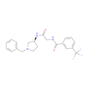 (S)-N-(2-((1-BENZYLPYRROLIDIN-3-YL)AMINO)-2-OXOETHYL)-3-(TRIFLUOROMETHYL)BENZAMIDE