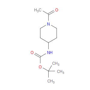 TERT-BUTYL (1-ACETYLPIPERIDIN-4-YL)CARBAMATE - Click Image to Close