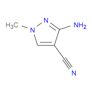 3-AMINO-1-METHYL-1H-PYRAZOLE-4-CARBONITRILE - Click Image to Close