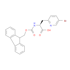 (S)-2-(((9H-FLUOREN-9-YL)METHOXY)CARBONYLAMINO)-3-(5-BROMOPYRIDIN-2-YL)PROPANOIC ACID