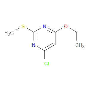 4-CHLORO-6-ETHOXY-2-METHYLSULFANYL-PYRIMIDINE