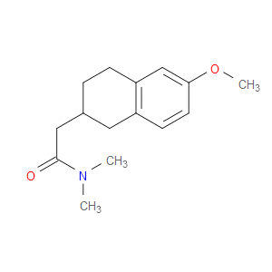 (+)-N,N-DIMETHYL-(6-METHOXY-2-TETRALIN)ACETAMIDE - Click Image to Close