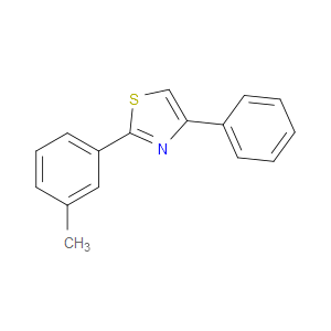 4-PHENYL-2-(M-TOLYL)THIAZOLE