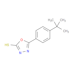 5-(4-TERT-BUTYLPHENYL)-1,3,4-OXADIAZOLE-2-THIOL - Click Image to Close