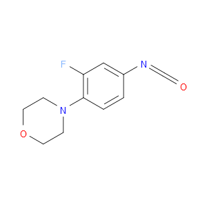 (3-FLUORO-4-(MORPHOLINYL)PHENYL)ISOCYANATE - Click Image to Close