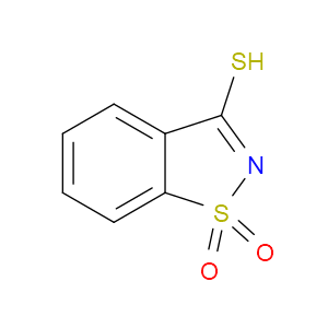 BENZO[D]ISOTHIAZOLE-3(2H)-THIONE 1,1-DIOXIDE