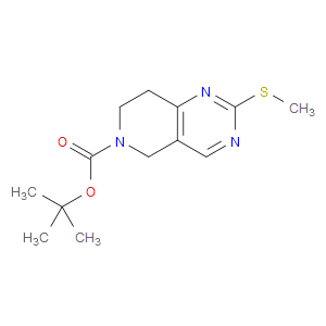 TERT-BUTYL 2-(METHYLTHIO)-7,8-DIHYDROPYRIDO[4,3-D]PYRIMIDINE-6(5H)-CARBOXYLATE