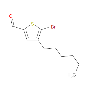 5-BROMO-4-HEXYLTHIOPHENE-2-CARBALDEHYDE - Click Image to Close