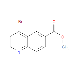 METHYL 4-BROMOQUINOLINE-6-CARBOXYLATE - Click Image to Close