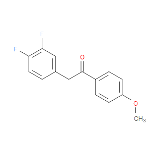 2-(3,4-DIFLUOROPHENYL)-1-(4-METHOXYPHENYL)ETHANONE