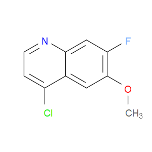4-CHLORO-7-FLUORO-6-METHOXYQUINOLINE - Click Image to Close